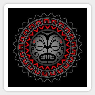 POLYNESIAN MASK 2B Sticker